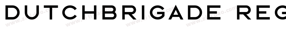 Dutchbrigade Regular字体转换